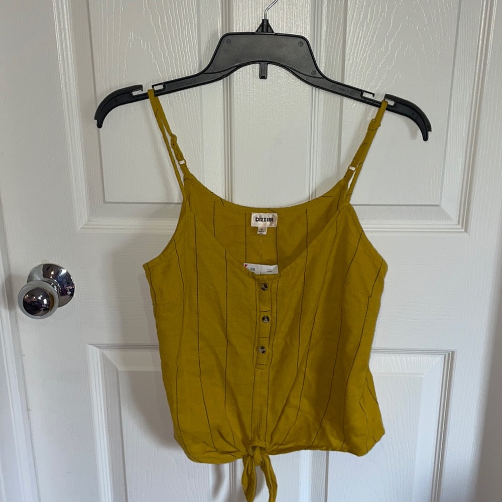 NWT Button Crop Top